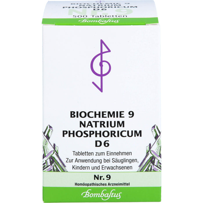 Biochemie 9 Natrium phosphoricum Bombastus D6 Tbl., 500 St TAB