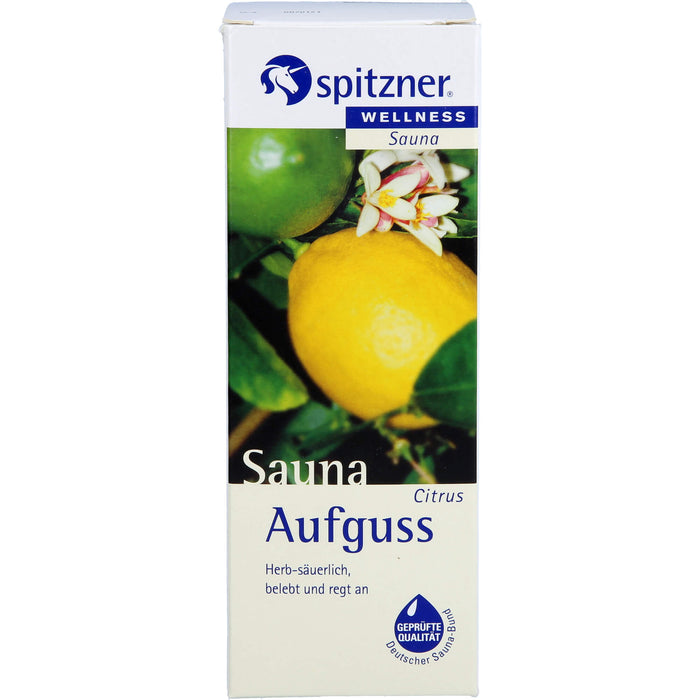 Spitzner Saunaaufguss Citrus Wellness, 190 ml Concentrate