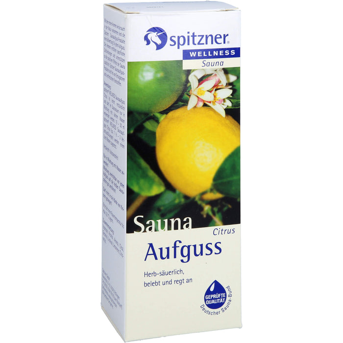 Spitzner Saunaaufguss Citrus Wellness, 190 ml Konzentrat