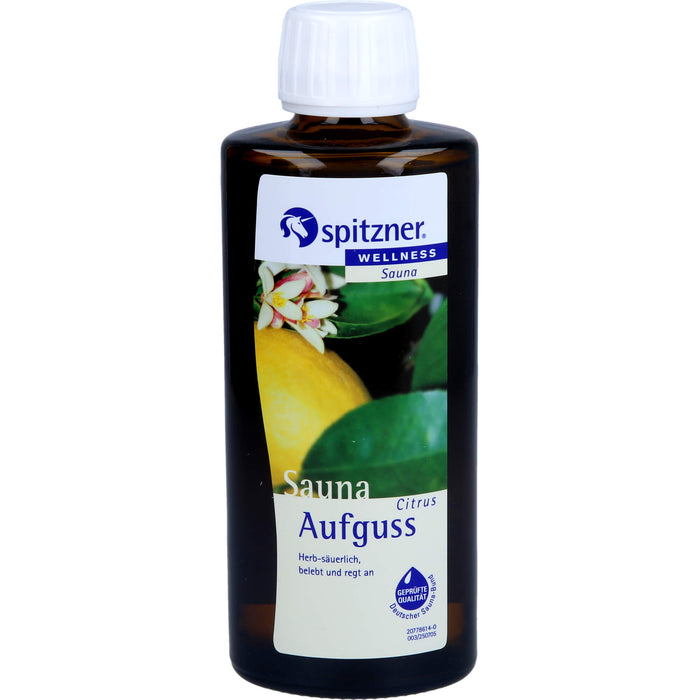 Spitzner Saunaaufguss Citrus Wellness, 190 ml Concentrate