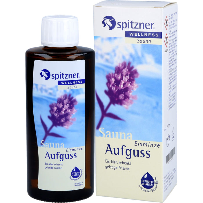 spitzner Wellness Saunaaufguss Eisminze, 190 ml Konzentrat