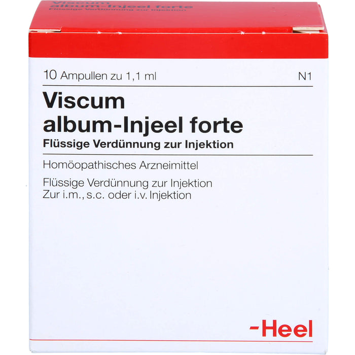 Heel Viscum album-Injeel forte flüssige Verdünnung zur Injektion, 10 pc Ampoules