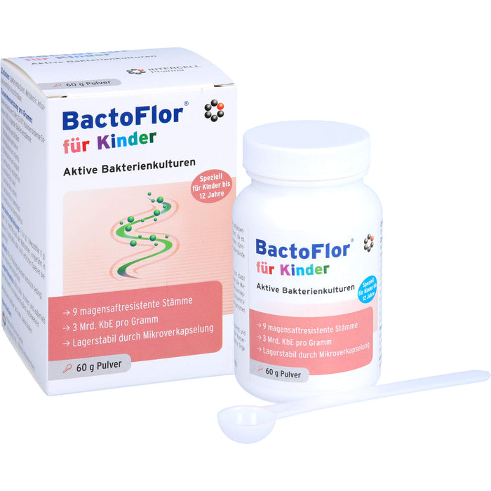 BactoFlor für Kinder aktive Bakterienkulturen Pulver, 60 g Poudre