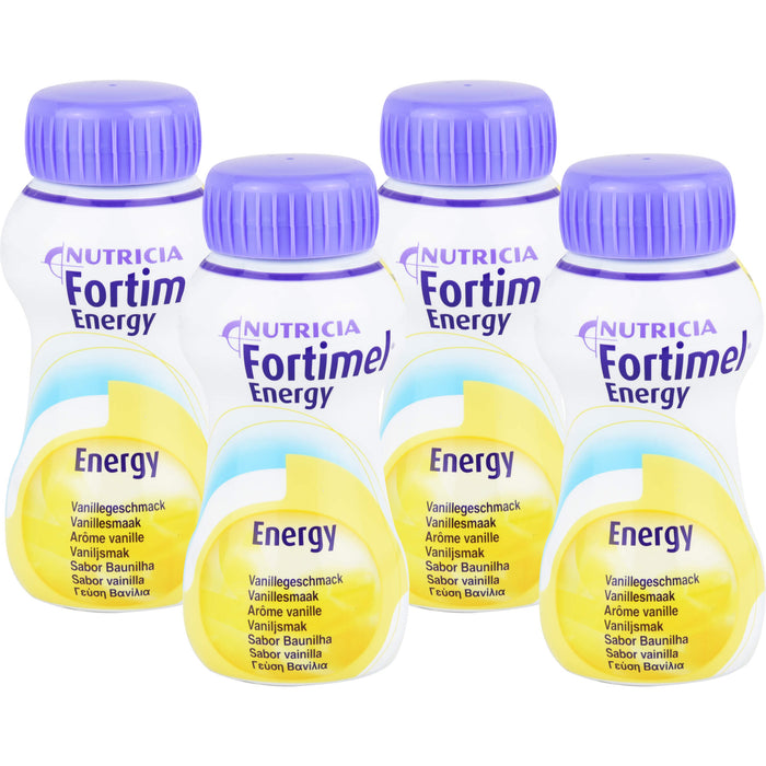 Fortimel Energy Vanillegeschmack, 4X200 ml FLU