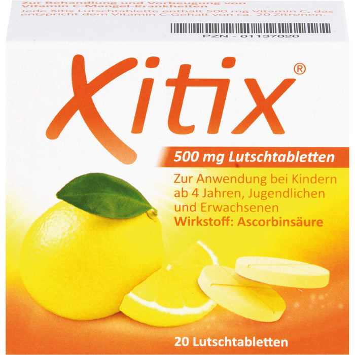 Xitix 500 mg Lutschtabletten, 20 pcs. Tablets