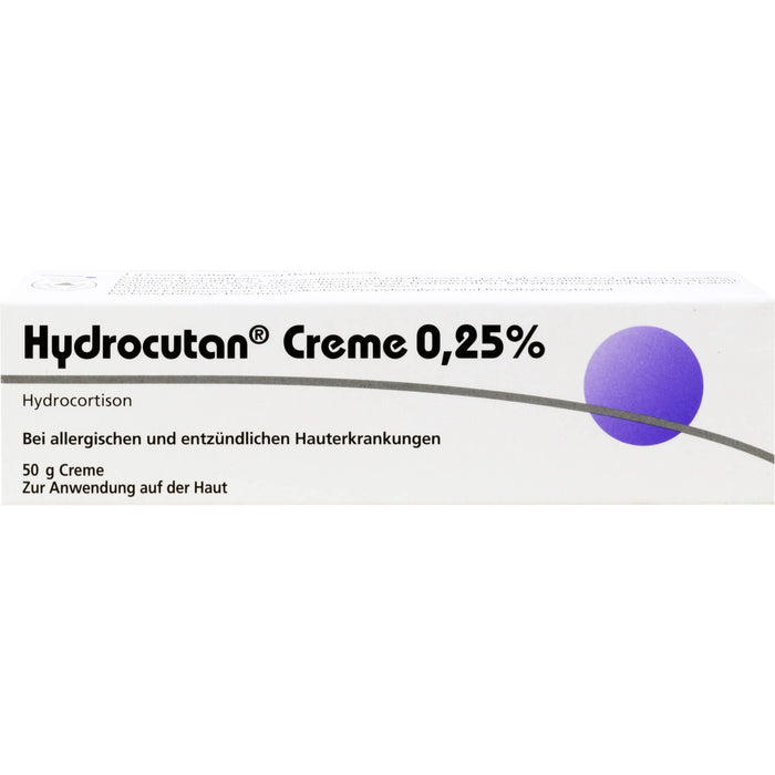 Hydrocutan Creme 0,25 % bei allergischen und entzündlichen Hauterkrankungen, 20 g Crème