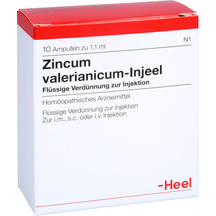 Zincum valerianicum Injeel flüssige Verdünnung, 10 pc Ampoules