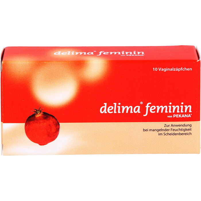 PEKANA delima feminin Vaginalzäpfchen, 10 pc Suppositoires