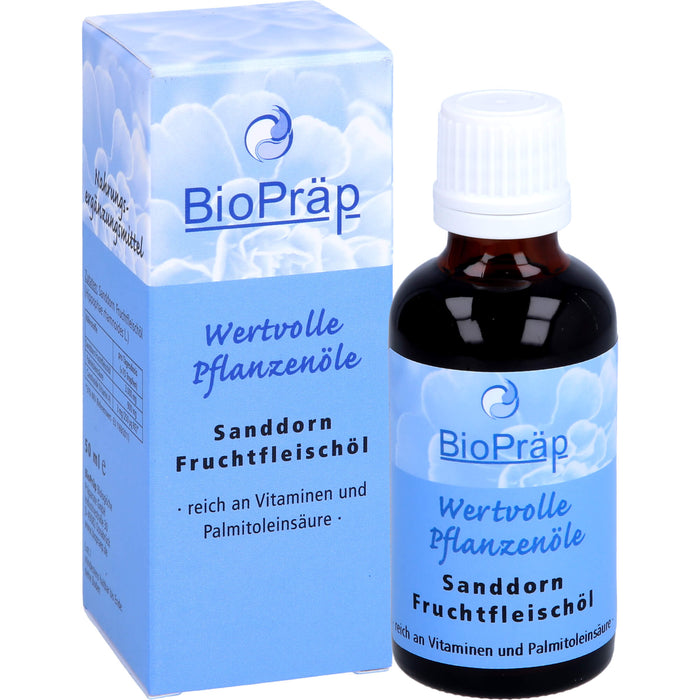 BioPräp Sanddorn Fruchtfleischöl, 50 ml Huile