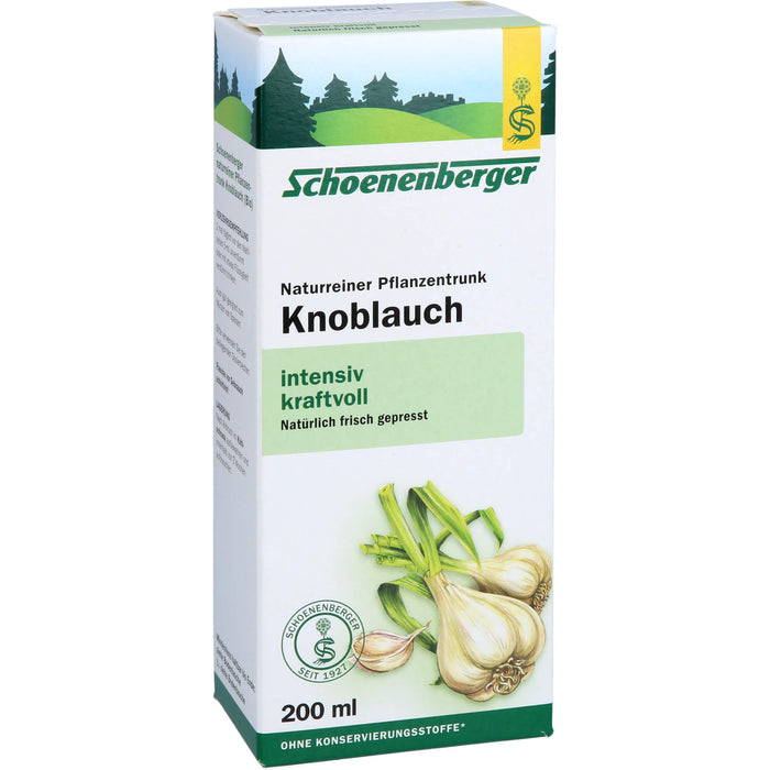 Schoenenberger Naturreiner Pflanzentrunk Knoblauch, 200 ml Lösung