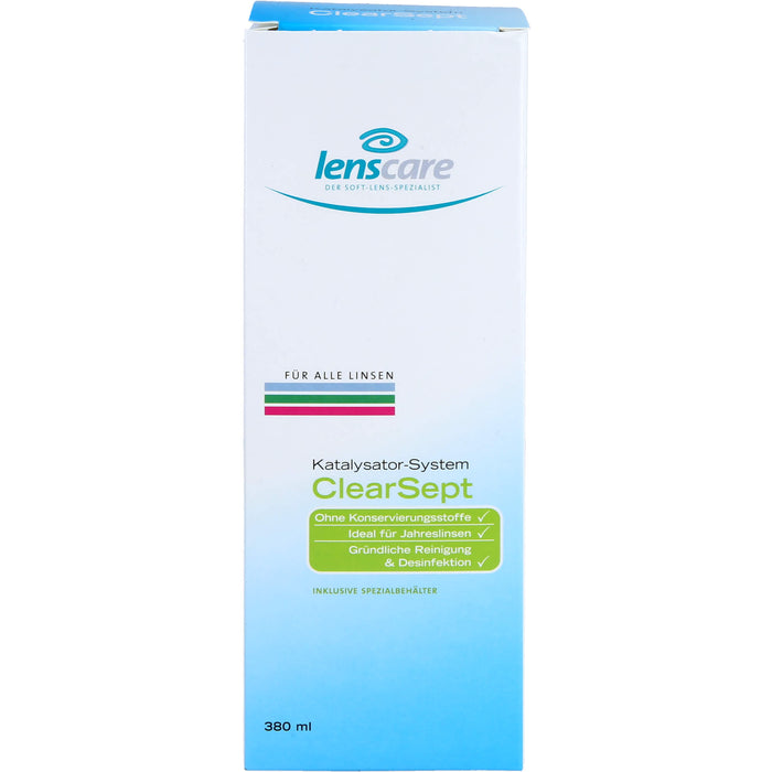 Lenscare ClearSept 380 ml + Behälter, 1 pcs. Combipack