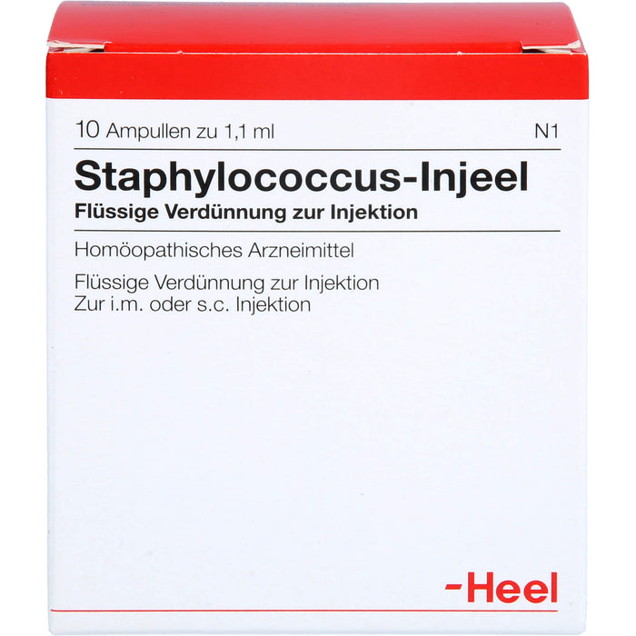 Heel Staphylococcus-Injeel flüssige Verdünnung zur Injektion, 10 pcs. Ampoules