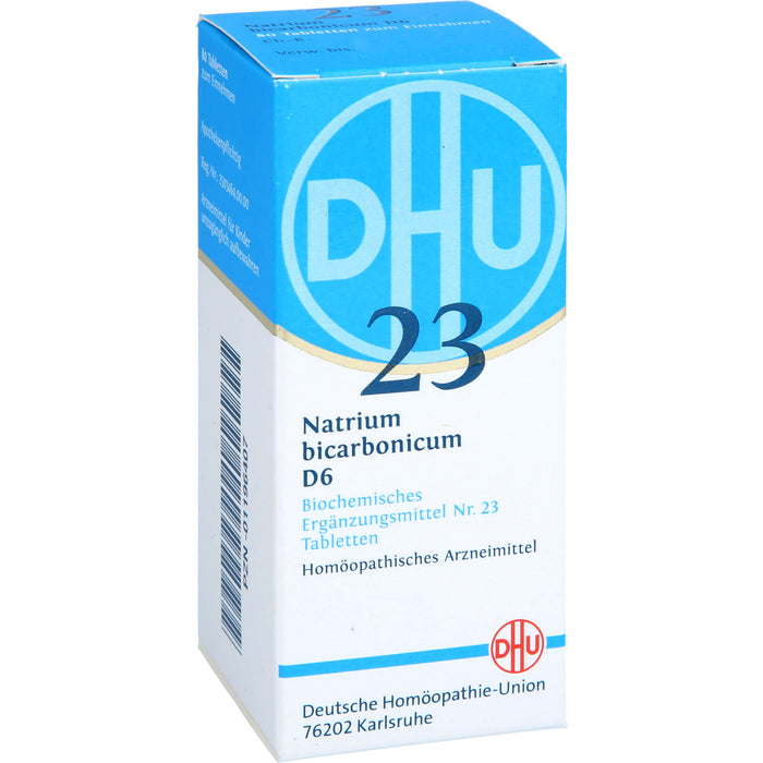 DHU Schüßler-Salz Nr. 23 Natrium bicarbonicum D6 Tabletten, 80 pcs. Tablets