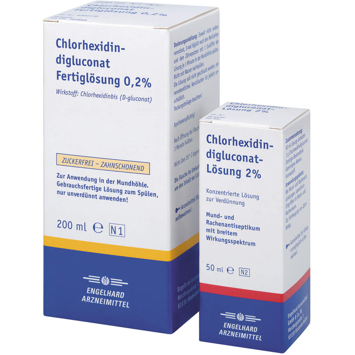 Chlorhexidindigluconat Fertiglösung 0,2 % zur Anwendung in der Mundhöhle, 200 ml Solution