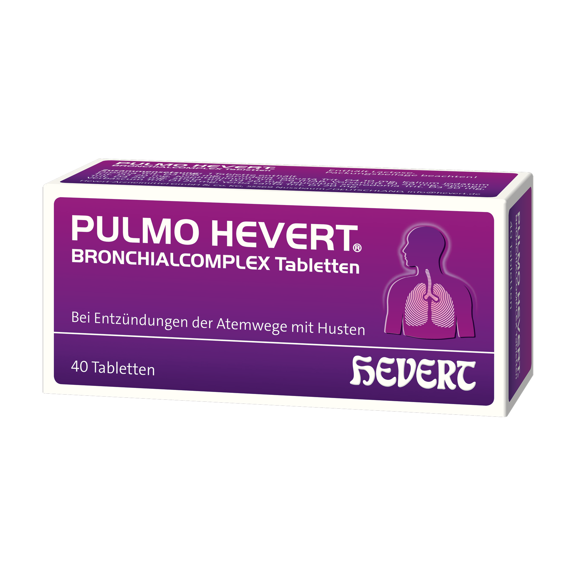 Pulmo Hevert Bronchialcomplex Tabletten, 40 St. Tabletten