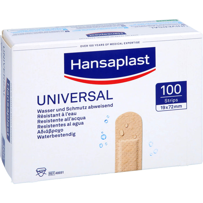 Hansaplast Universal Pflaster Strips Wasser und Schmutz abweisend, 100 pc Pansement