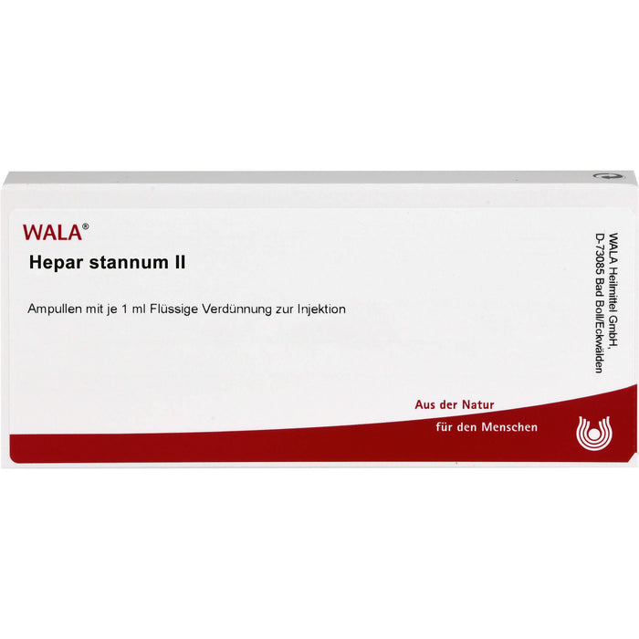 Hepar/Stannum II Wala Ampullen, 10X1 ml AMP