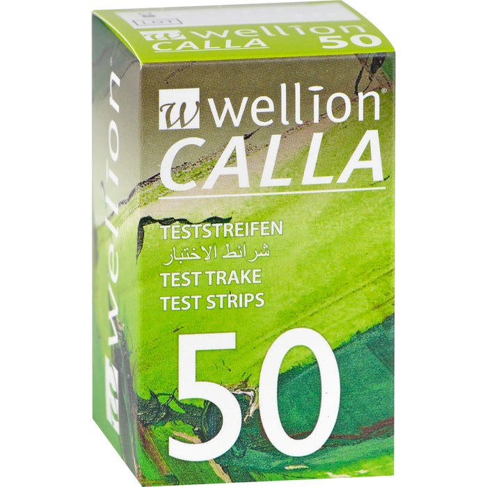 Wellion Calla Blutzuckerteststreifen, 50 pc Bandelettes réactives