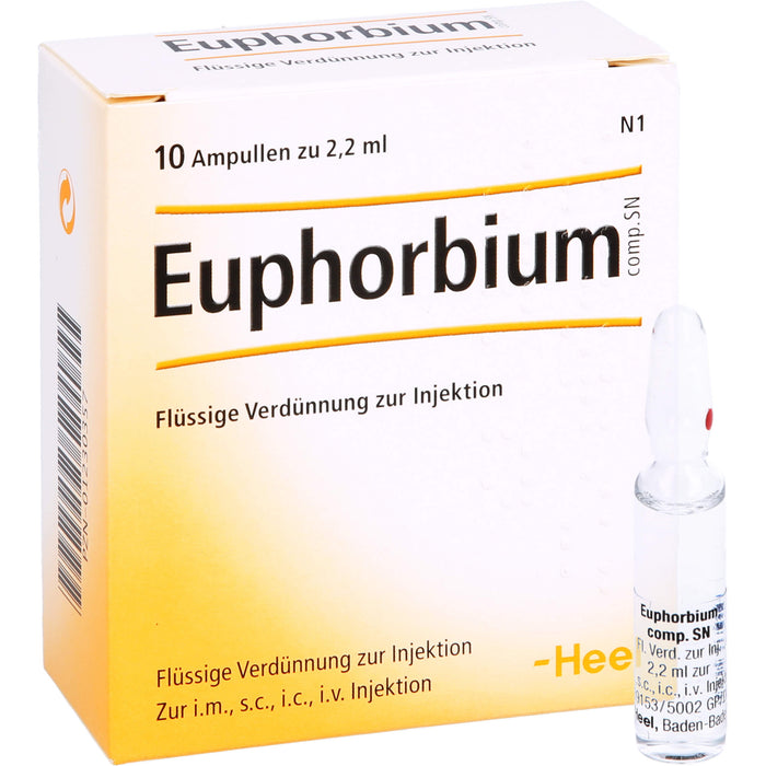 Heel Euphorbium comp. SN flüssige Verdünnung zur Injektion, 10 pcs. Ampoules