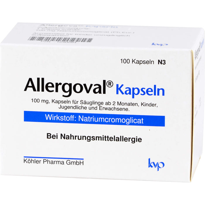 Allergoval Kapseln bei Nahrungsmittelallergie, 100 St. Kapseln