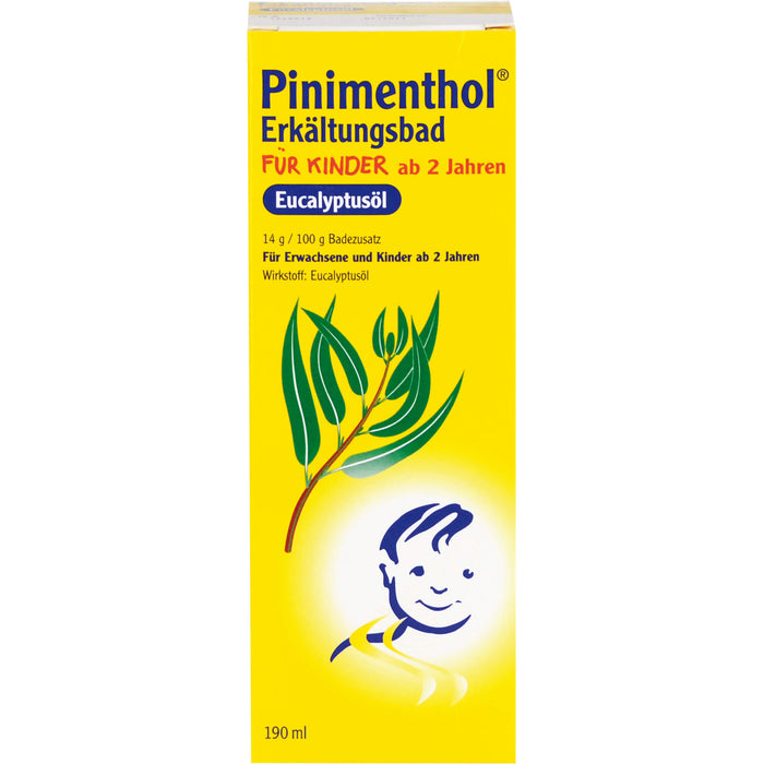 Pinimenthol Eucalyptusöl Erkältungsbad für Kinder ab 2, 190 ml Additif pour le bain