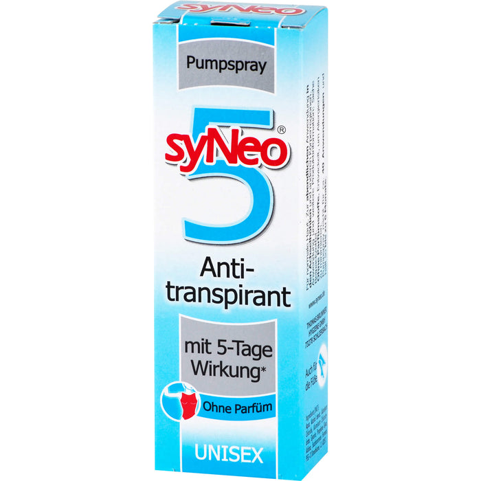 syNeo 5 Antitranspirant Pumpspray, 30 ml Lösung