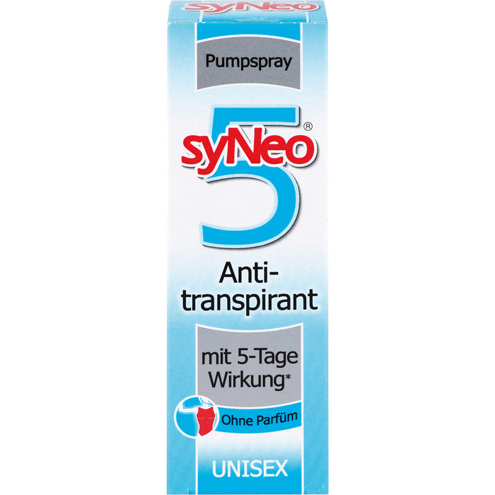 syNeo 5 Antitranspirant Pumpspray, 30 ml Lösung