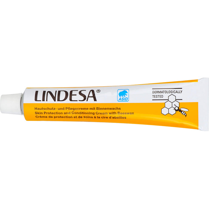 LINDESA Hautschutz- und Pflegecreme mit Bienenwachs, 50 ml Creme