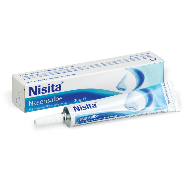 Nisita Nasensalbe bei trockener Nasenschleimhaut, 20 g Salbe