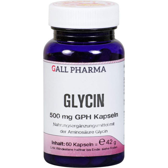 GALL PHARMA Glycin 500 mg GPH Kapseln, 60 St. Kapseln