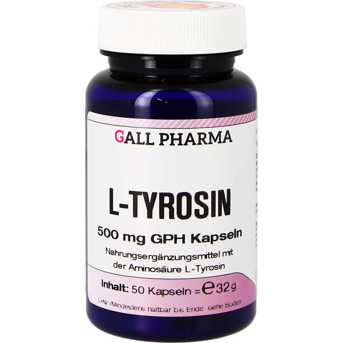 GALL PHARMA L-Tyrosin 500 mg GPH Kapseln, 50 pc Capsules