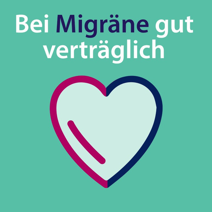 Dolormin Migräne Filmtabletten bei Migränekopfschmerzen, 20 pc Tablettes