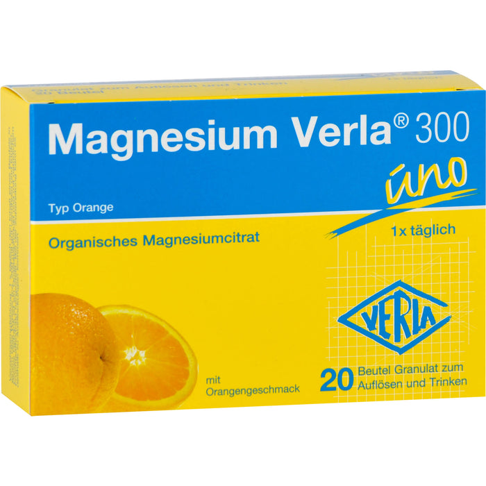 Magnesium Verla 300 uno Typ Orange Granulat, 20 St. Beutel