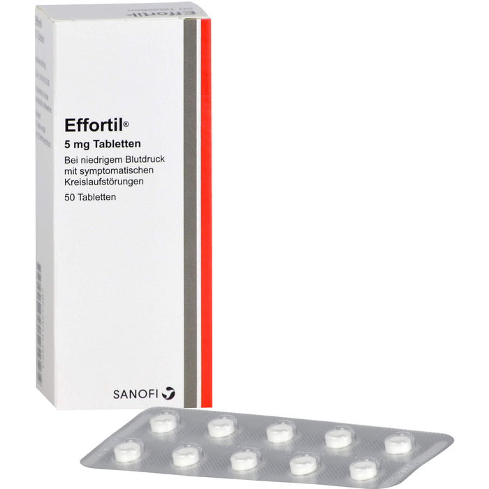 Effortil Tabletten bei niedrigem Blutdruck, 50 pc Tablettes