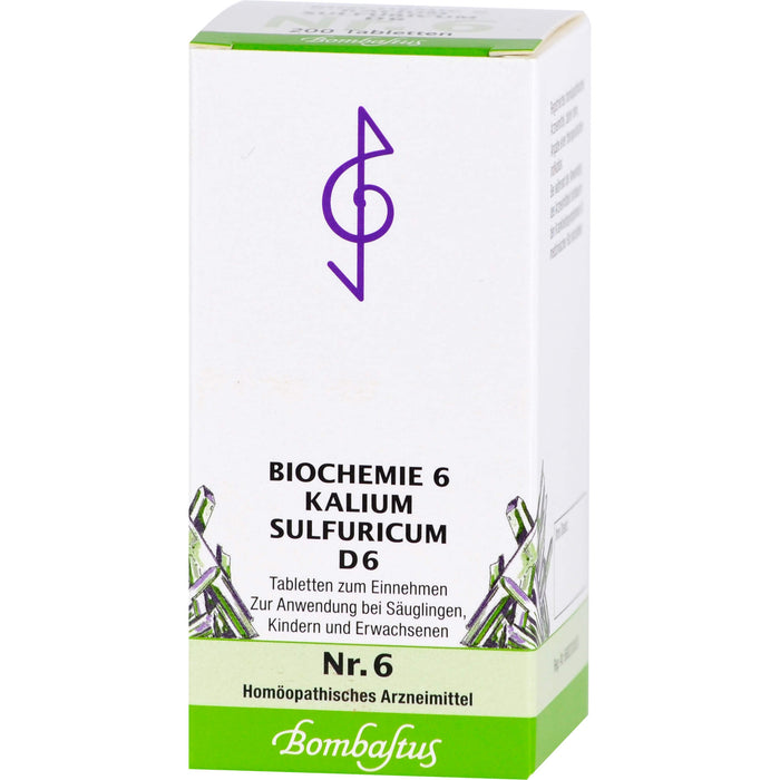 Biochemie 6 Kalium sulfuricum Bombastus D6 Tbl., 200 St TAB