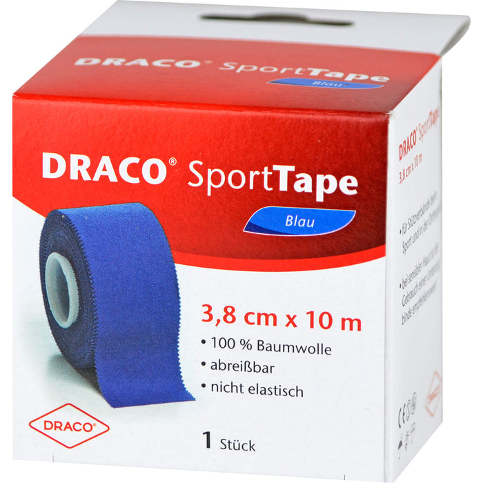 Dracotapeverband 10mx3,8cm blau, 1 St VER