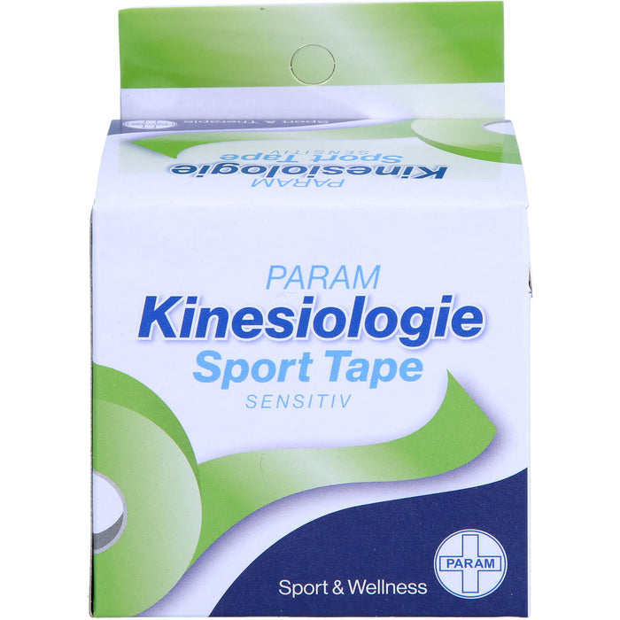 Kinesiologie Sport Tape 5cm x 5m Gruen, 1 pc Pansement