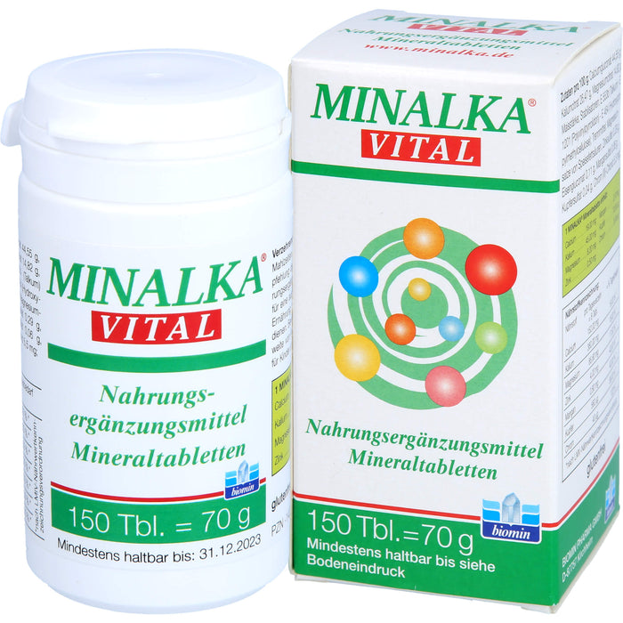 MINALKA vital Mineraltabletten, 150 pcs. Tablets