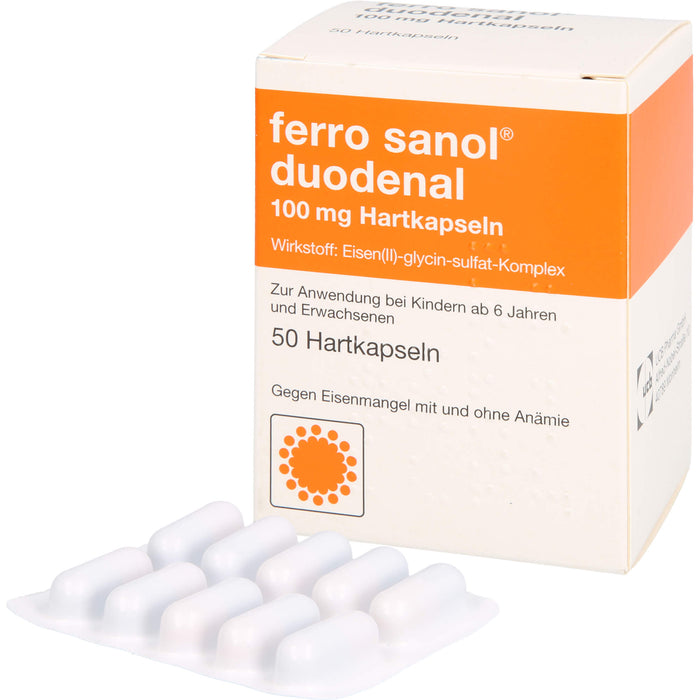 ferro sanol duodenal Kapseln gegen Eisenmangel, 50 St. Kapseln