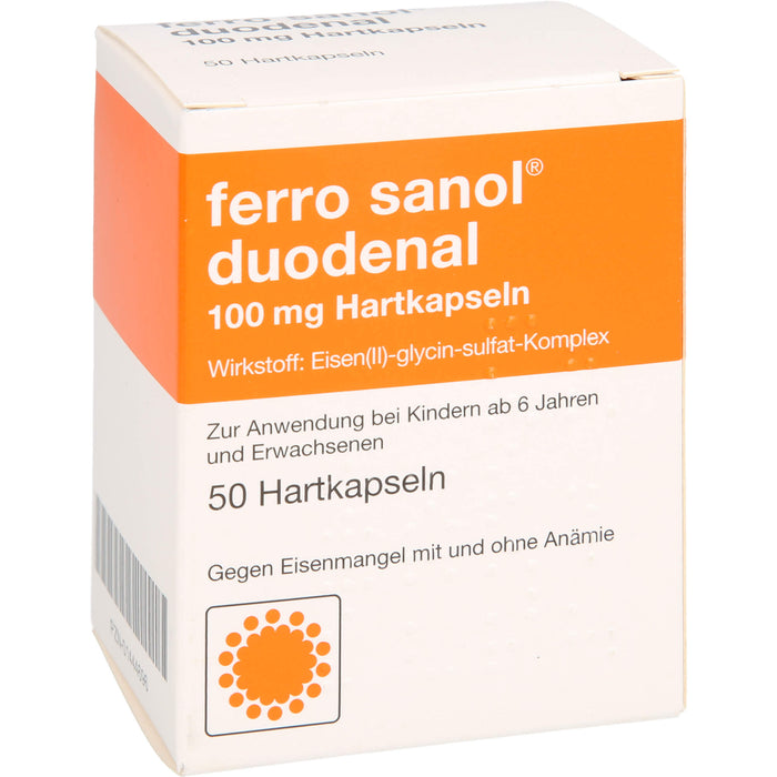 ferro sanol duodenal Kapseln gegen Eisenmangel, 50 pcs. Capsules