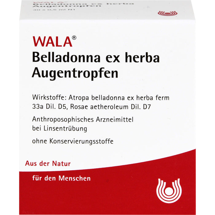 WALA Belladonna ex herba Augentropfen, 30 pc Solution