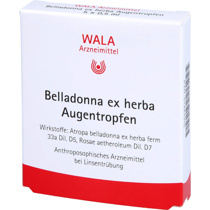 WALA Belladonna ex herba Augentropfen, 5 St. Lösung