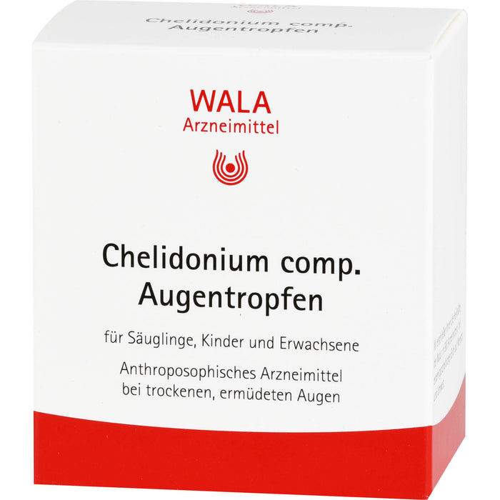 WALA Chelidonium comp Augentropfen bei trockenen, ermüdeten Augen, 30 pcs. Single-dose pipettes