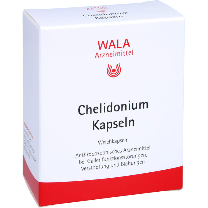 WALA Chelidonium Kapseln bei Gallenfunktionsstörungen, Verstopfung und Blähungen, 30 St. Kapseln