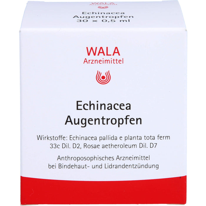 WALA Echinacea Augentropfen bei Bindehaut- und Lidrandentzündung, 30 pcs. Solution