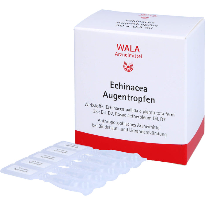 WALA Echinacea Augentropfen bei Bindehaut- und Lidrandentzündung, 30 pc Solution