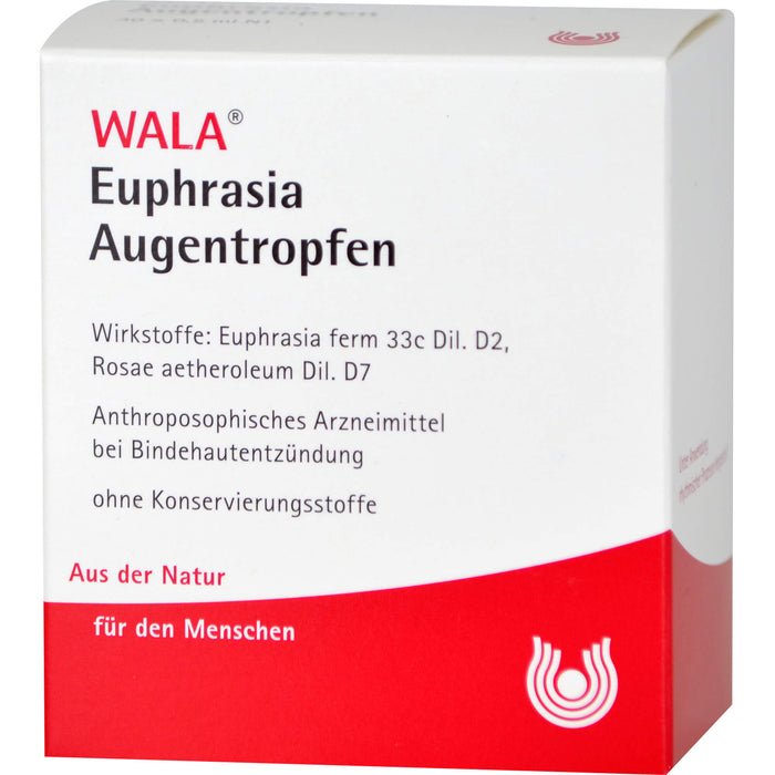 WALA Euphrasia Augentropfen, 30 pcs. Single-dose pipettes