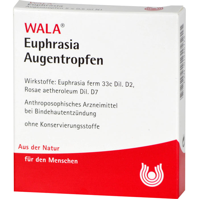 WALA Euphrasia Augentropfen, 5 pc Pipettes à dose unique