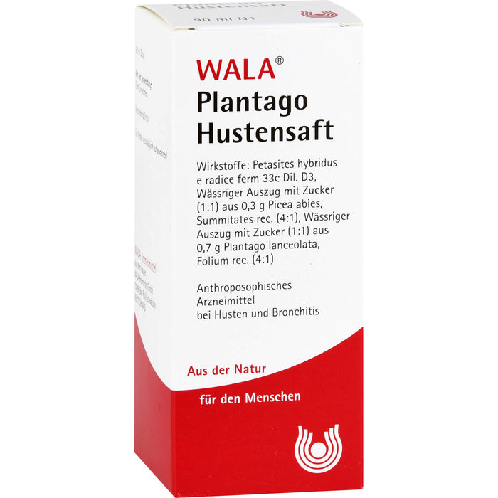 WALA Plantago Hustensaft, 90 ml Lösung