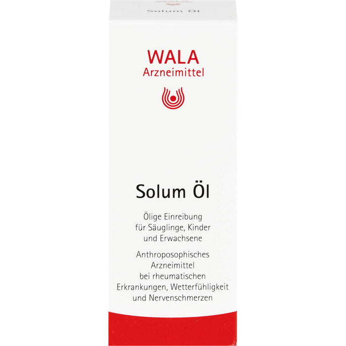 WALA Solum Öl bei rheumatischen Erkrankungen, Wetterfühligkeit und Nervenschmerzen, 50 ml Oil